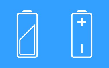 Pil - vektör simgesi.