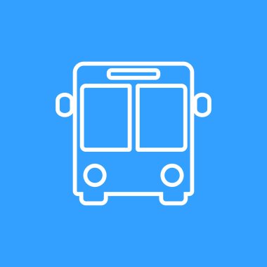 Otobüs - vektör simgesi.