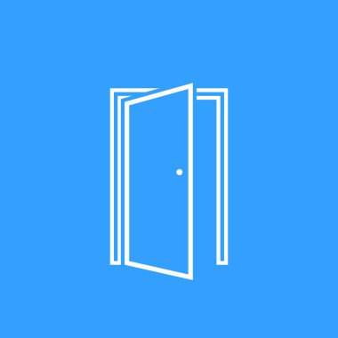 Kapı - vektör simgesi.