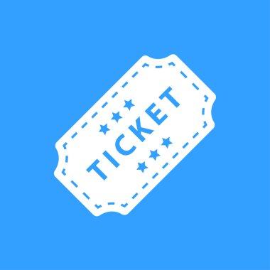 Bilet - vektör simgesi.