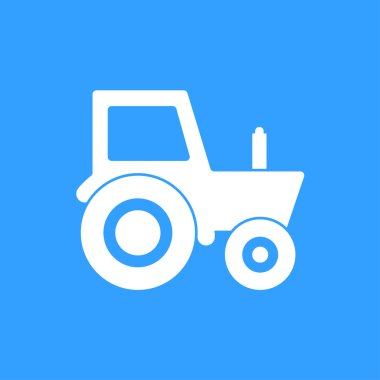 Traktör - vektör simgesi.