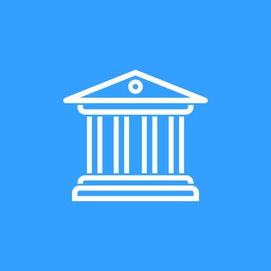 Mahkeme - vektör simgesi.