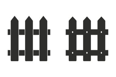 Çit - vektör simgesi.