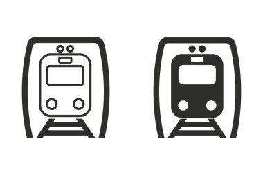 Metro - vektör simgesi.