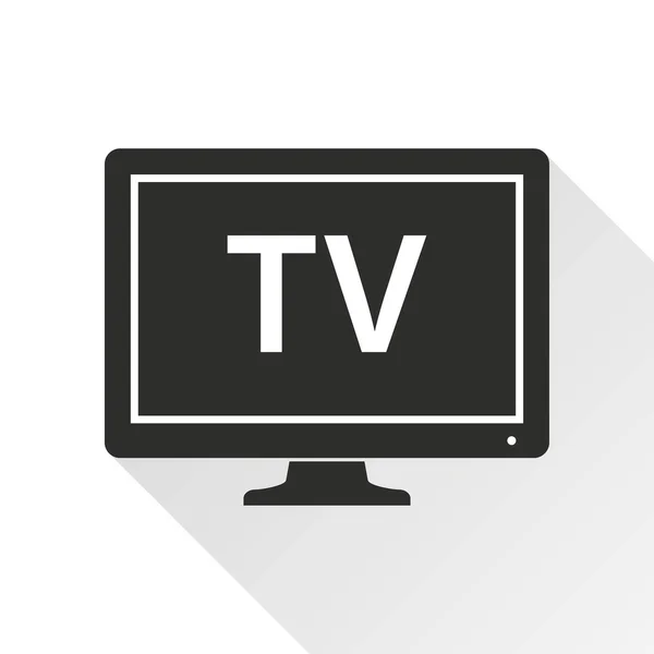 TV - векторная иконка . — стоковый вектор