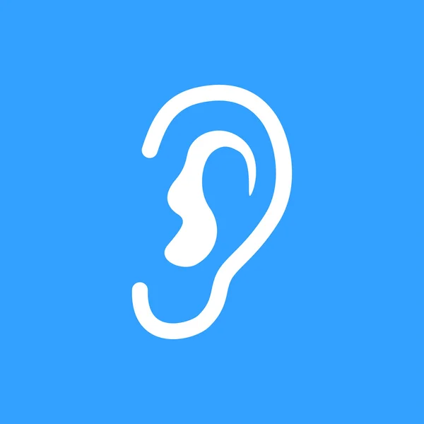 Ear - vector icon. — Stock Vector