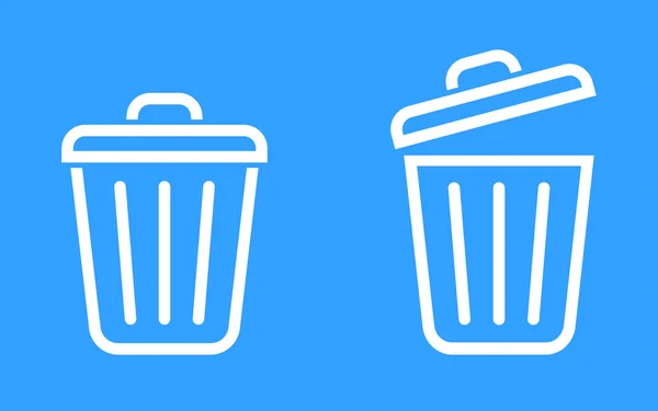 Bin - vector icon. — Stock Vector