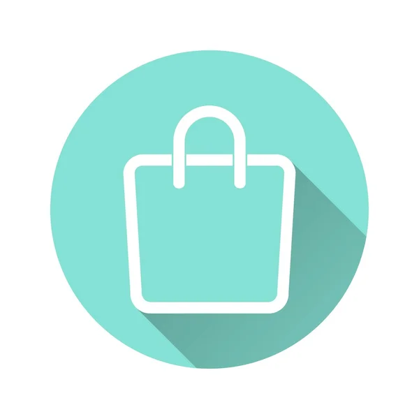 Einkaufstasche - Vektor-Symbol — Stockvektor