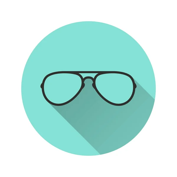 Gafas - icono de vector — Vector de stock