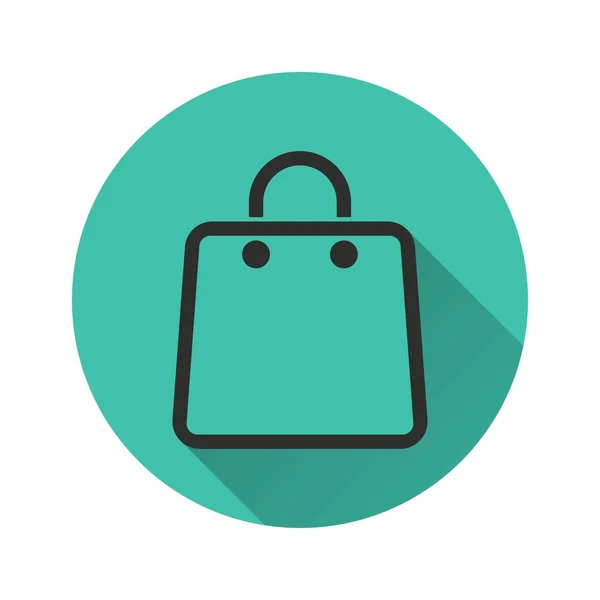 Shopping bag - vector icon — Stock Vector