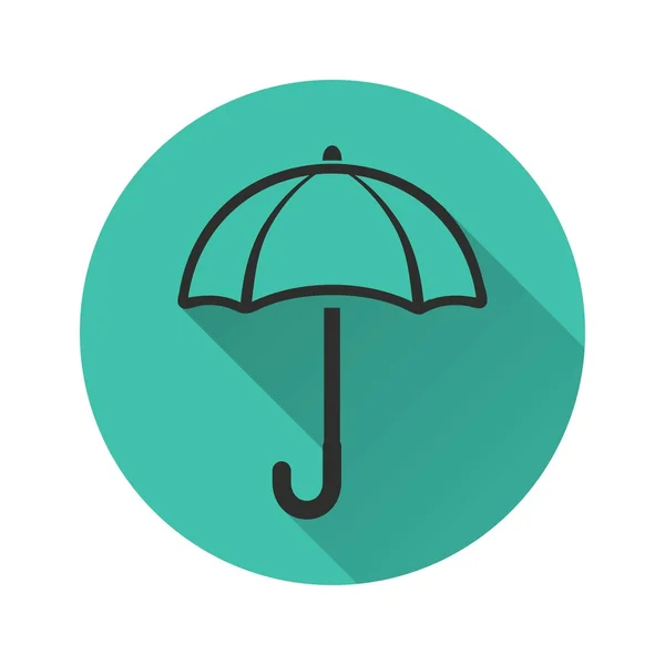 Зонтик - векторная иконка — стоковый вектор