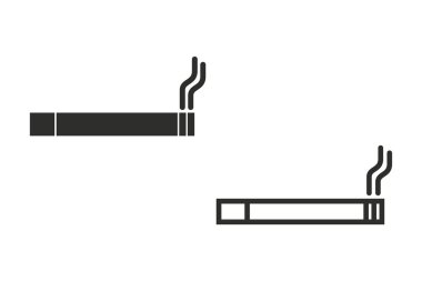 Duman - vektör simgesi.
