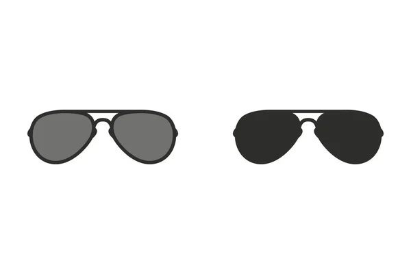 Gafas de sol - icono de vector . — Vector de stock