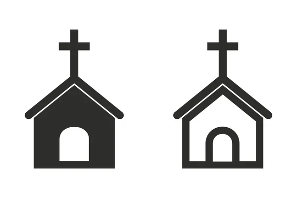 Igreja - ícone vetorial . —  Vetores de Stock