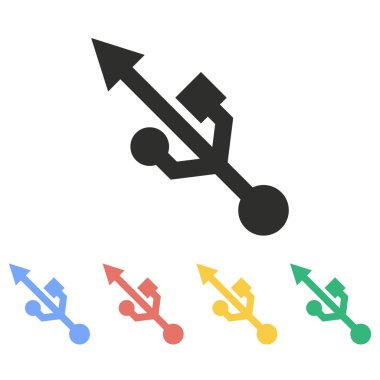 USB - vektör simgesi.