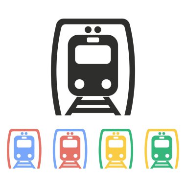 Metro - vektör simgesi.