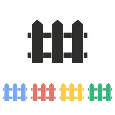 Çit - vektör simgesi.