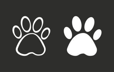 Pençe - vektör simgesi.