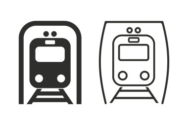 Metro - vektör simgesi.