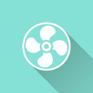 Fan - vektör simgesi.