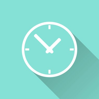 Saat - vektör simgesi.