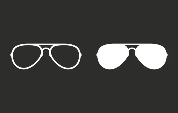 Gafas - icono de vector . — Vector de stock