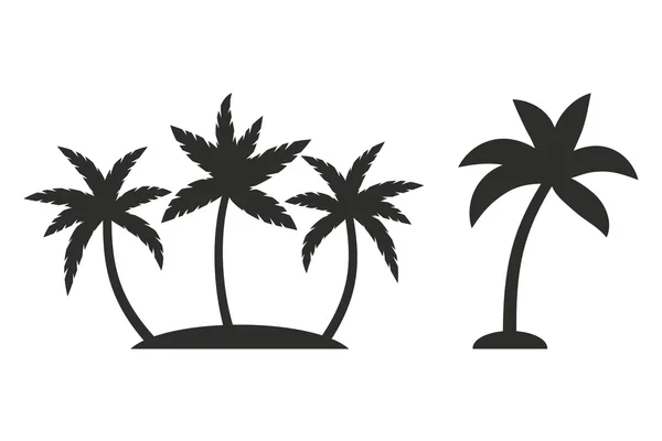 Palm tree - vector icon. — Stock Vector