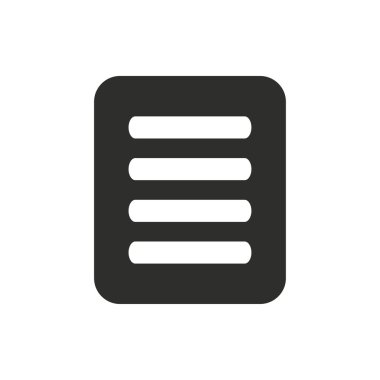 Menü - vektör simgesi.