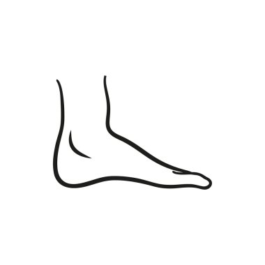 Ayak - vektör simgesi.