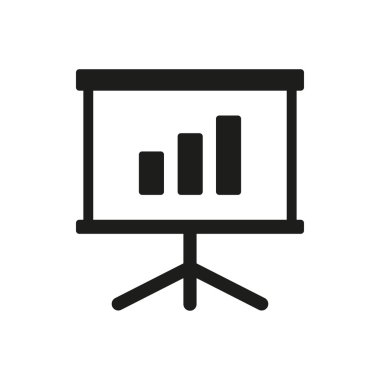 Diyagram kurulu - vektör simgesi.