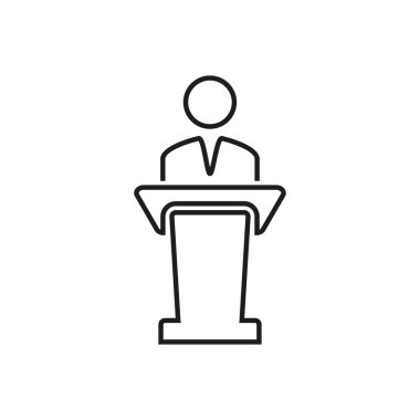 Conferece - vektör simgesi.