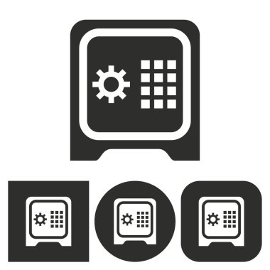 Güvenli - vektör simgesi.