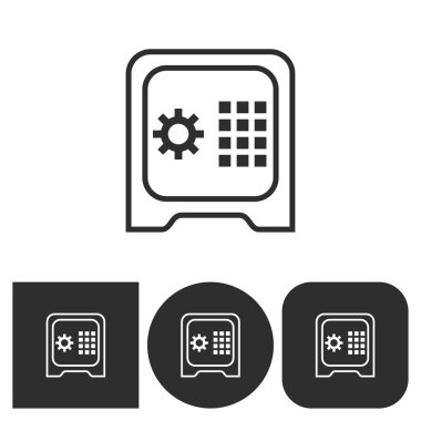 Güvenli - vektör simgesi.