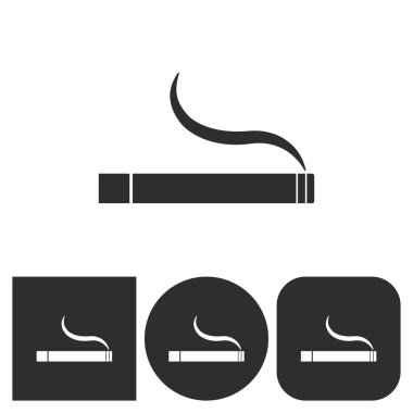 Duman - vektör simgesi.