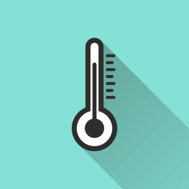 Termometre - vektör simgesi