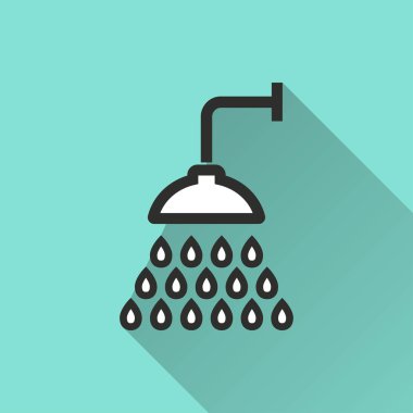 Duş - vektör simgesi