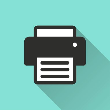 Yazıcı - vektör simgesi