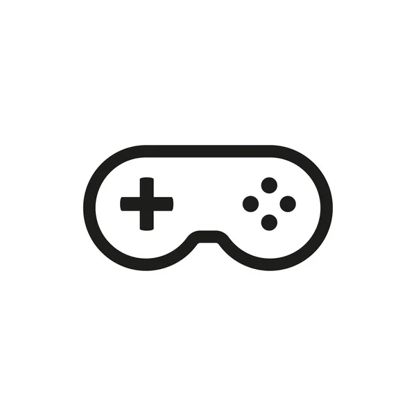 Controlador de jogo - ícone vetorial . — Vetor de Stock