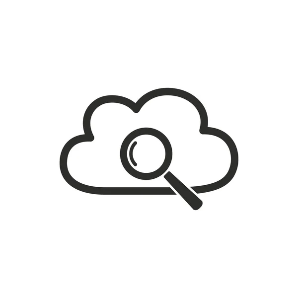 Cloud computing - vector icon. — Stock Vector