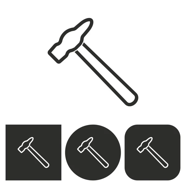 Hammer - vektor icon. — Stock vektor