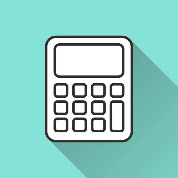 Calculadora - icono de vector — Archivo Imágenes Vectoriales