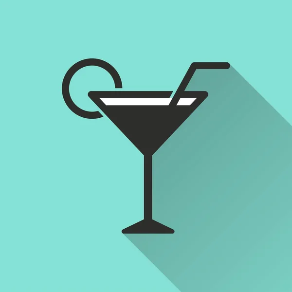 Cocktail - ícone vetorial — Vetor de Stock