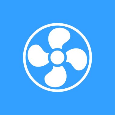 Fan - vektör simgesi.