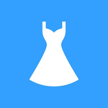 Elbise - vektör simgesi.