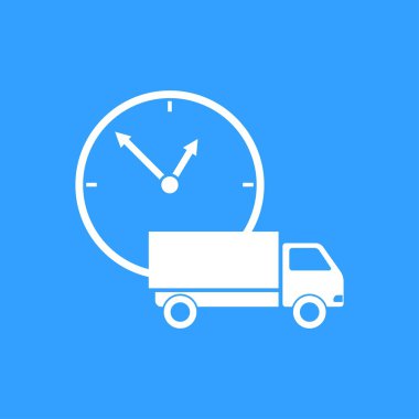 Hızlı teslimat - vektör simgesi.