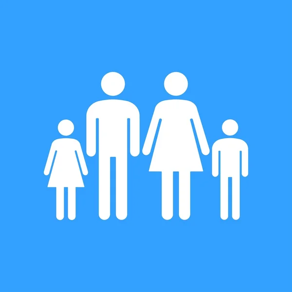 Οικογένεια - εικονίδιο του φορέα. — Διανυσματικό Αρχείο