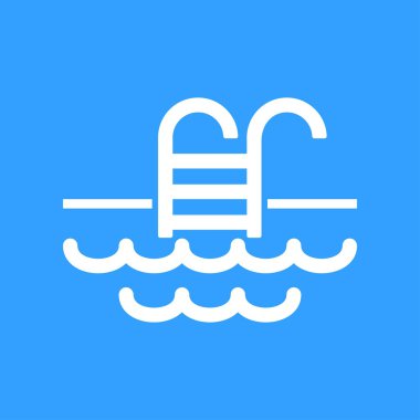 Havuz - vektör simgesi.