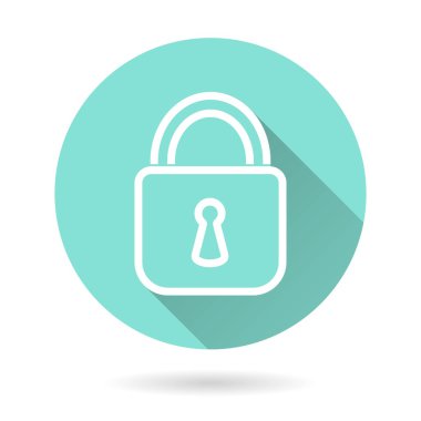 Kilit - vektör simgesi.