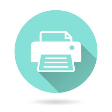 Yazıcı - vektör simgesi.