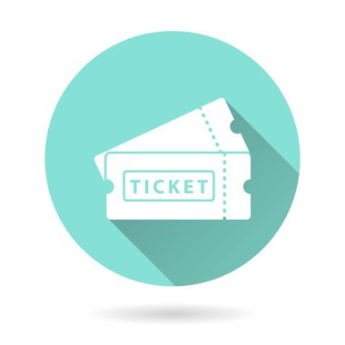 Bilet - vektör simgesi.